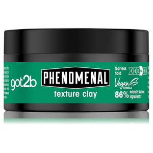 got2b Phenomenal Texture Clay for Hair Styling Vegan 86% Natural 100ml