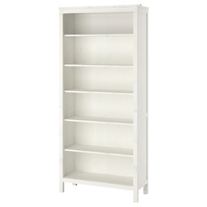 HEMNES Bookcase, white stain, 90x197 cm