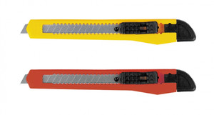 Starpak Cutter Small, Paper Knife Snap-off Knife, 1pc, random colours
