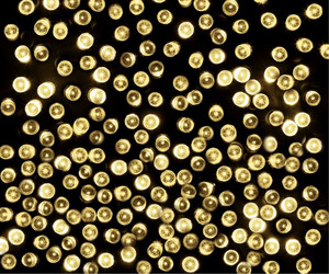 LED Lighting Chain 100 LED 9.9 m, indoor/outdoor, warm white