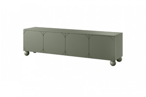 TV Cabinet Sonatia II 200 cm, with 2 internal drawers, olive