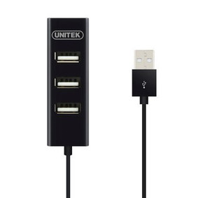 Unitek USB2.0 4-Port Hub, Y-2140, black