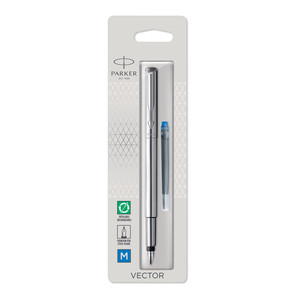 Parker Vector Stainless Steel Fountain Pen