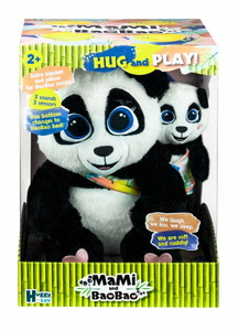 TM Toys Interactive Toy Hug & Play Panda MaMi and BaoBao 24m+