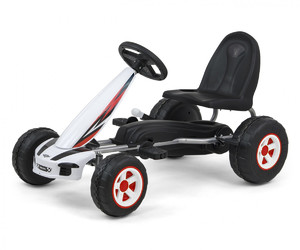 Milly Mally Go-kart Viper White 3+