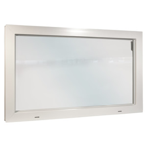 Utility Window ACO PVC 100 x 60 cm, white