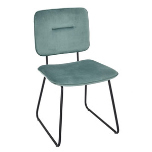 Upholstered Chair Adele VIC, grey-green