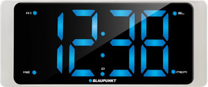 Blaupunkt Clock Radio with Dual Alarm USB Charging CR16WH