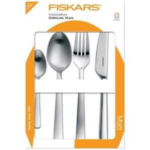 Fiskars Functional Form Cutlery Set, 16 pcs, matt