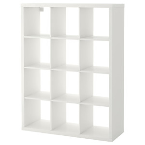 KALLAX Shelf unit, white, 112x147 cm