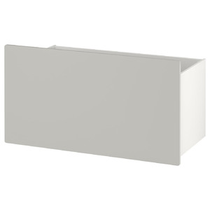 SMÅSTAD Box, grey, 90x49x48 cm