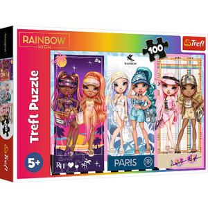 Trefl Children's Puzzle Rainbow High 100pcs 5+