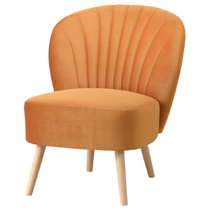 BILLHAMN Easy chair, Kallboda dark yellow