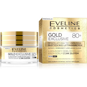 Eveline Gold Lift Expert 80+ Restoring Cream-Serum Day/Night 50ml