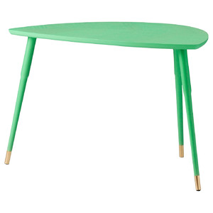 LÖVBACKEN Side table, light green, 77x39 cm