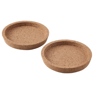 IKEA 365+ Coaster, cork, 10 cm, 2 pack