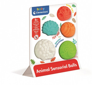 Clementoni Baby Animal Sensorial Balls 3m+