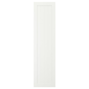 GULLABERG Door with hinges, white, 50x195 cm