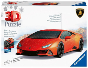 Ravensburger 3D Puzzle Lamborghini Huracan Evo Arancio 108pcs 10+