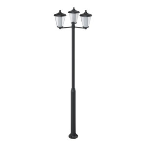 GoodHome Outdoor Lamp Haro 3 x 1000 lm, graphite