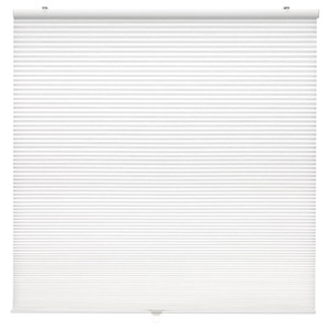 HOPPVALS Cellular blind, white, 140x155 cm