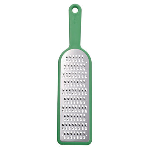 UPPFYLLD Grater with handle, bright green, 30 cm