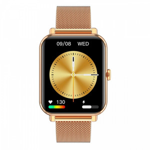 Garett Smartwatch GRC Classic, gold steel