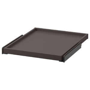 KOMPLEMENT Pull-out tray, dark grey, 50x58 cm