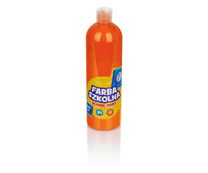 Astra School Paint Bottle 500ml, orange