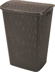 Curver Laundry Basket My Style 55l, dark brown