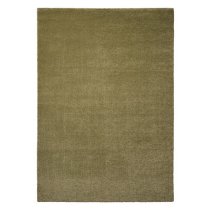 STOENSE Rug, low pile, light olive-green, 133x195 cm