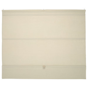 RINGBLOMMA Roman blind, beige, 140x160 cm