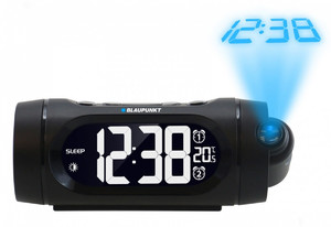 Clock Radio with USB Charging and Time Projection CRP9BK