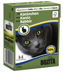 Bozita with Rabbit in Sauce Cat Wet Food 370g