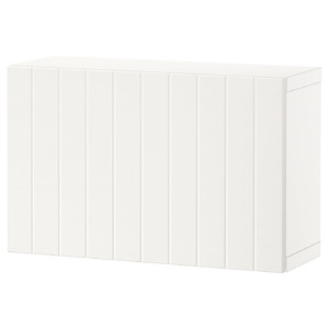BESTÅ Shelf unit with door, white, Sutterviken white, 60x22x38 cm
