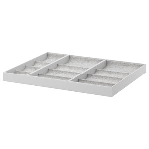 KOMPLEMENT Insert for pull-out tray, light gray, 75x58 cm