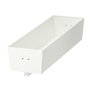 MITTZON Container f frame w castors, white, 80x14 cm