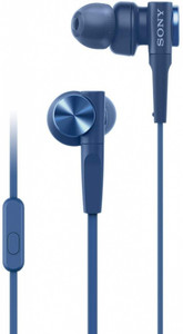 Sony In-ear Headphones with Microphone MDR-XB55AP, blue