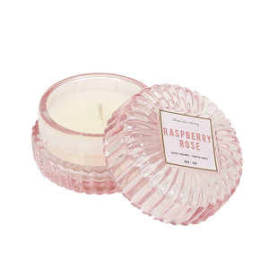 Scented Candle in Glass Raspberry Rose