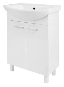 Deftrans Cabinet with Wash-Basin Sat 60 cm, white