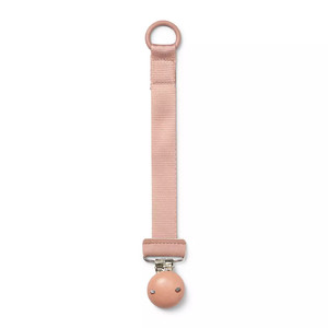 Elodie Details Wood Pacifier Clip - Faded Rose