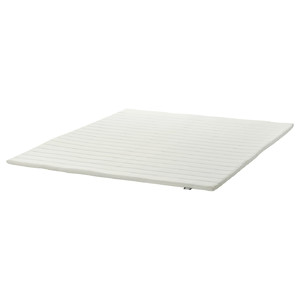 NOPAKTE Mattress pad, white, 140x200 cm