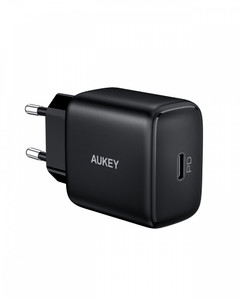 AUKEY Wall Charger EU Charger 1xUSB-C Power Delivery PA-R1, black