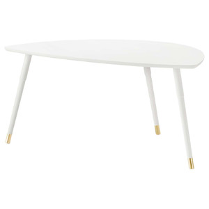 LÖVBACKEN Coffee table, white, 106x55x52 cm