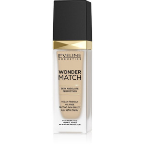 Eveline Wonder Match Foundation no. 10 Light Vanilla Vegan 30ml