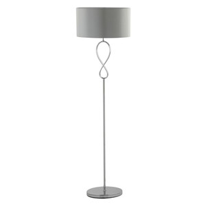 GoodHome Floor Lamp Carnavon E27, chrome