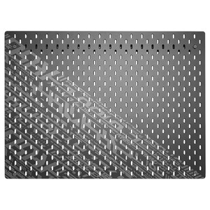 UPPSPEL Pegboard, black, 76x56 cm