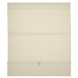 RINGBLOMMA Roman blind, beige, 100x160 cm