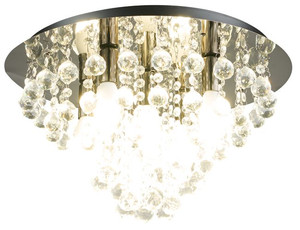 Ceiling Lamp London Crystal 5 x E14, gold