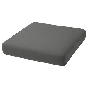 FRÖSÖN/ DUVHOLMEN Seat cushion, outdoor, dark grey